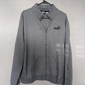 Puma Zip-Up Jacket - Grey